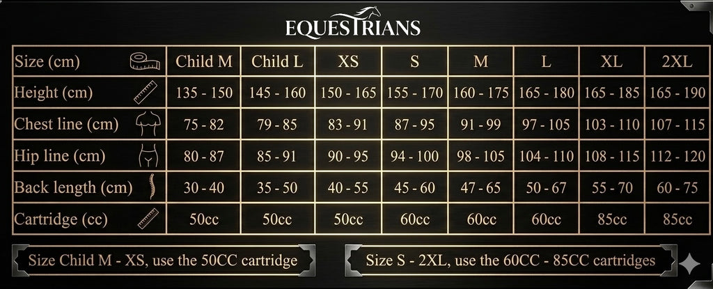 EQUESTRIANS AIRBAG VEST